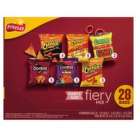 Frito Lay Fiery Mix Snacks Party Size, 28 count