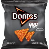 Doritos Tortilla Chips Sweet & Tangy BBQ Flavored 1 Oz