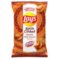 Lay's Kettle Cooked Fritos Chili Cheese Flavored Potato Chips, 8 oz