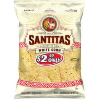 Santitas Tortilla Chips White Corn 11 Oz, 11 Ounce