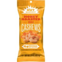 Nut Harvest Whole Cashews Honey Roasted 2 1/4 Oz