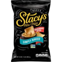 Stacy's Baked Pita Chips Simply Naked 16 Oz, 16 Ounce