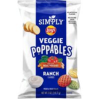 Lay's Simply Poppables Potato & Veggie Snacks Ranch Flavored 5 Oz