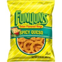 Funyuns Onion Flavored Rings Spicy Queso Flavored 2 1/8 Oz