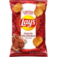 Lay's Potato Chips Nashville Hot Chicken Flavored 7 3/4 Oz