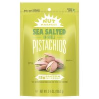 Nut Harvest Sea Salted In-Shell Pistachios, 3 3/4 oz