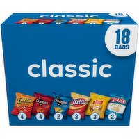 Frito Lay Snacks Classic Mix Variety Pack 1 Oz, 18 Count