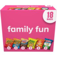 Frito Lay Snacks Family Fun Mix Variety Pack 16 7/8 Oz, 18 Count