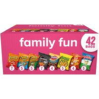 Frito Lay Snacks Family Fun Mix Variety Pack 40 1/8 Oz, 42 Count