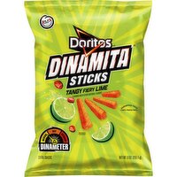 Doritos Dinamita Sticks Corn Snacks Tangy Fiery Lime 9 Oz