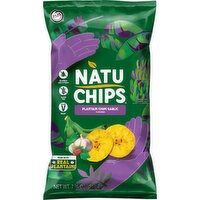 NatuChips Plantain Chips Garlic Flavored 7 3/4 Oz