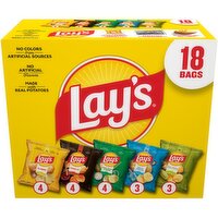 Lay's Potato Chips Variety Pack 18 Oz, 18 Count