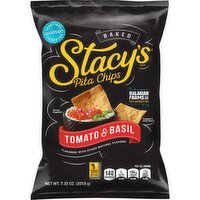 Stacy's Baked Pita Chips Tomato And Basil 7.33 Oz