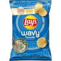 Lay's Wavy Potato Chips Tzatziki 7 1/2 Oz, 7.5 Ounce