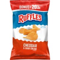 Ruffles Potato Chips Cheddar & Sour Cream 9 5/8 Oz