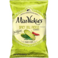 Miss Vickie's Potato Chips Spicy Dill Pickle Flavored 8 Oz