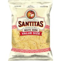 Santitas Tortilla Chips White Corn 18 Oz