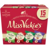 Miss Vickie's Kettle Cooked Potato Chips Variety Pack, 1 Oz, 15 Count