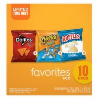 Frito Lay Snacks Favorites Mix Variety Packs 9 5/8 Oz, 10 Count