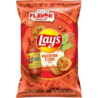 Lay's Potato Chips Valentina & Lime Flavored 7 3/4 Oz