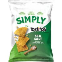 Tostitos Simply Tortilla Chips Sea Salt Made With Avocado Oil 7.5 Oz