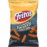 Fritos Flavor Twists Corn Snacks Honey BBQ Flavored 3 3/8 Oz