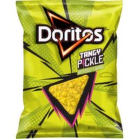 Doritos Tortilla Chips Tangy Pickle Artificially Flavored 2 5/8 Oz