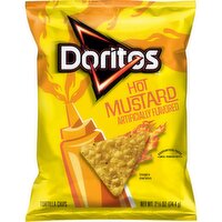 Doritos Tortilla Chips Hot Mustard Artificially Flavored 2 5/8 Oz
