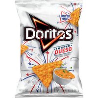 Doritos Twisted Tortilla Chips Queso Artificial Flavored 9 Oz