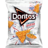 Doritos Twisted Tortilla Chips Queso Artificial Flavored 2 5/8 Oz