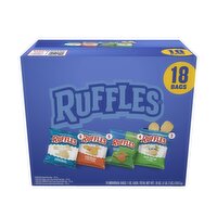 Ruffles Potato Chips Variety Pack 1 Oz, 18 Count