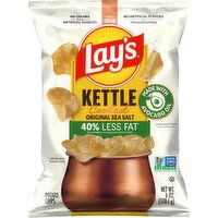Lay's Kettle Cooked Potato Chips Original Sea Salt, 6 Oz