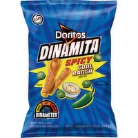 Doritos Dinamita Rolled Tortilla Chips Spicy Cool Ranch Flavored, 10 3/4 Oz