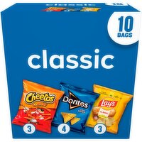 Frito Lay Snacks Classic Variety Pack, 10 Oz X 10 Count