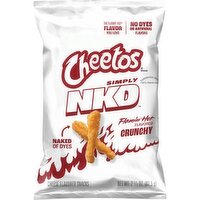 Cheetos Simply NKD Crunchy Cheese Flavored Snacks Flamin Hot Flavored 2 7/8 Oz