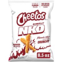 Cheetos Simply NKD Crunchy Cheese Flavored Snacks Flamin Hot 8 1/2 Oz