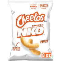 Cheetos Simply NKD Puffs Cheese Flavored Snacks Regular, 8 Oz