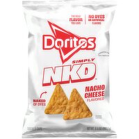 Doritos Simply NKD Tortilla Chips Nacho Cheese Flavored 9 1/4 Oz, 9.25 Ounce