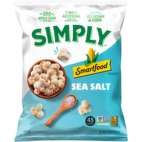 Smartfood Simply Popcorn Sea Salt 4 1/2 Oz, 4.5 Ounce