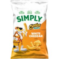 Cheetos Simply Puffs Cheese Flavored Snacks White Cheddar Flavored, 6 Oz, 6 Ounce