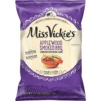Miss Vickie's Kettle Cooked Potato Chips Applewood Smoked BBQ 7 1/2 Oz