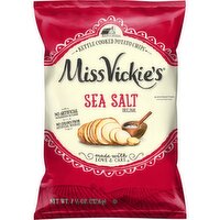 Miss Vickie's Kettle Cooked Potato Chips Sea Salt, 7.5 Oz, 7.5 Ounce