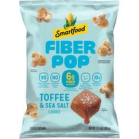 Smartfood Fiber Pop Popcorn Toffee And Sea Salt, 5 3/4 Oz Oz