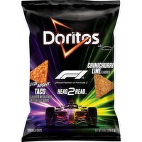 Doritos Tortilla Chips Late Night Taco And Chimichurri Lime, 9 Oz