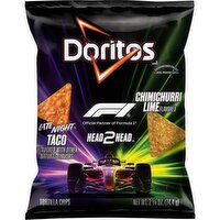 Doritos Tortilla Chips Late Night Taco And Chimichurri Lime Flavored, 2 5/8 Oz