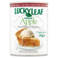 Lucky Leaf Premium Apple Fruit Filling or Topping, 21 oz, 21 Ounce