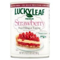 Lucky Leaf Premium Strawberry Fruit Filling or Topping, 21 oz, 21 Ounce