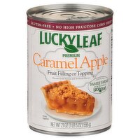 Lucky Leaf Premium Caramel Apple Fruit Filling or Topping, 21 oz