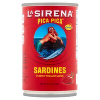 La Sirena Pica Pica Sardines in Spicy Tomato Sauce, 5.5 oz