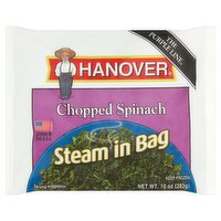 Hanover Hanover Steam-In-Bag Chopped Spinach, 10 oz, 10 Ounce 